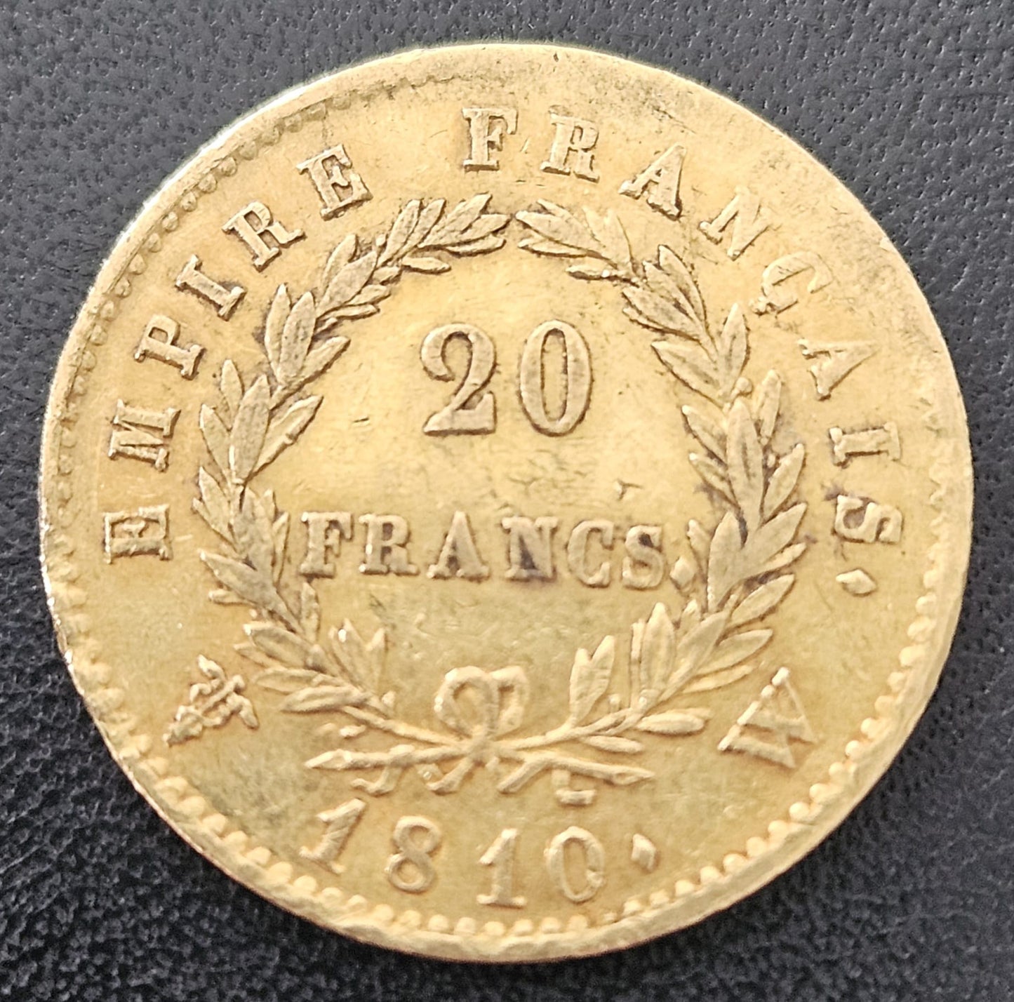 20 Francs Frankreich Napoleon I Empereur 1810 W (Lille)