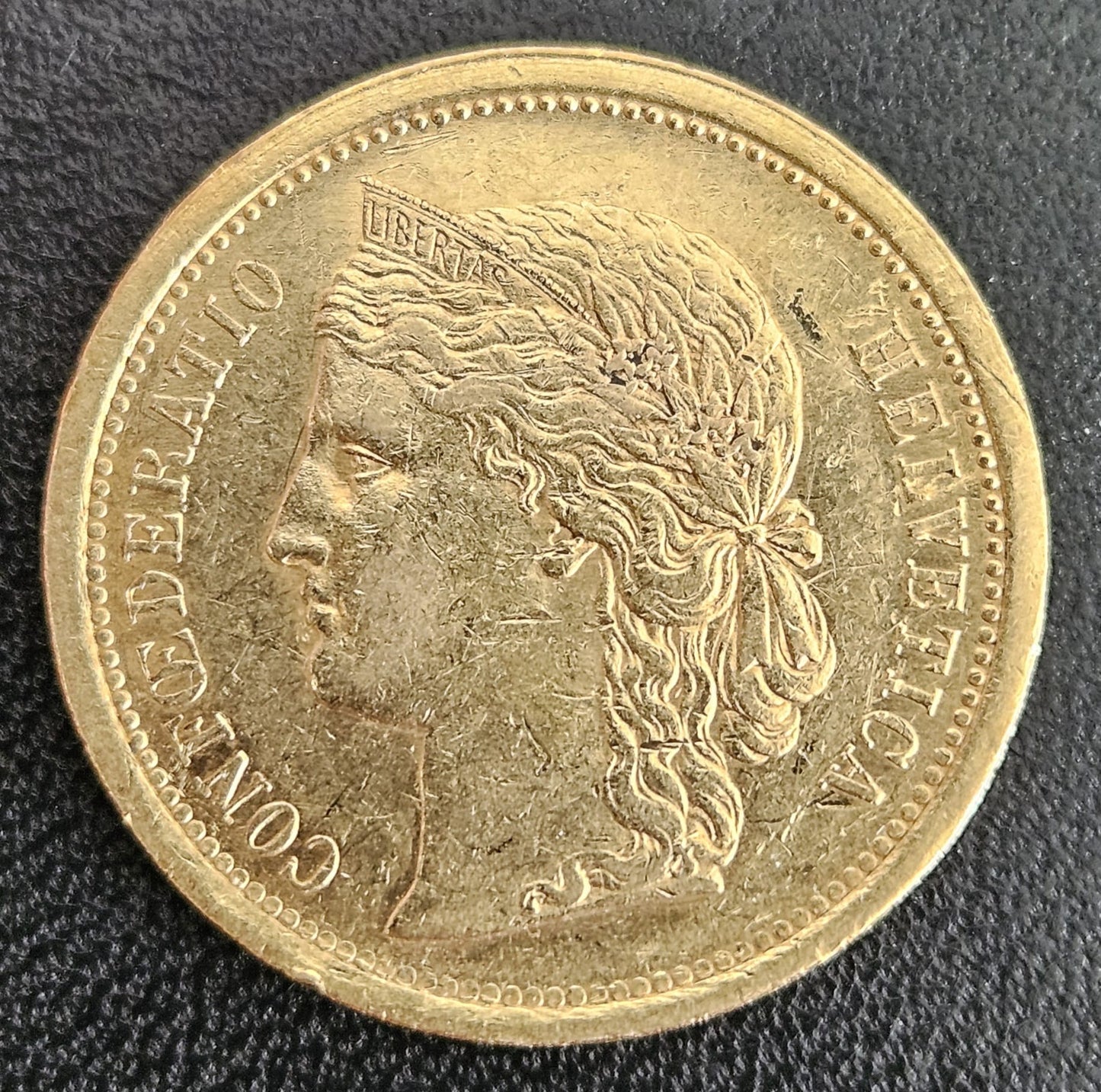 20 Franken Schweiz Helvetia / Vreneli 1886 B