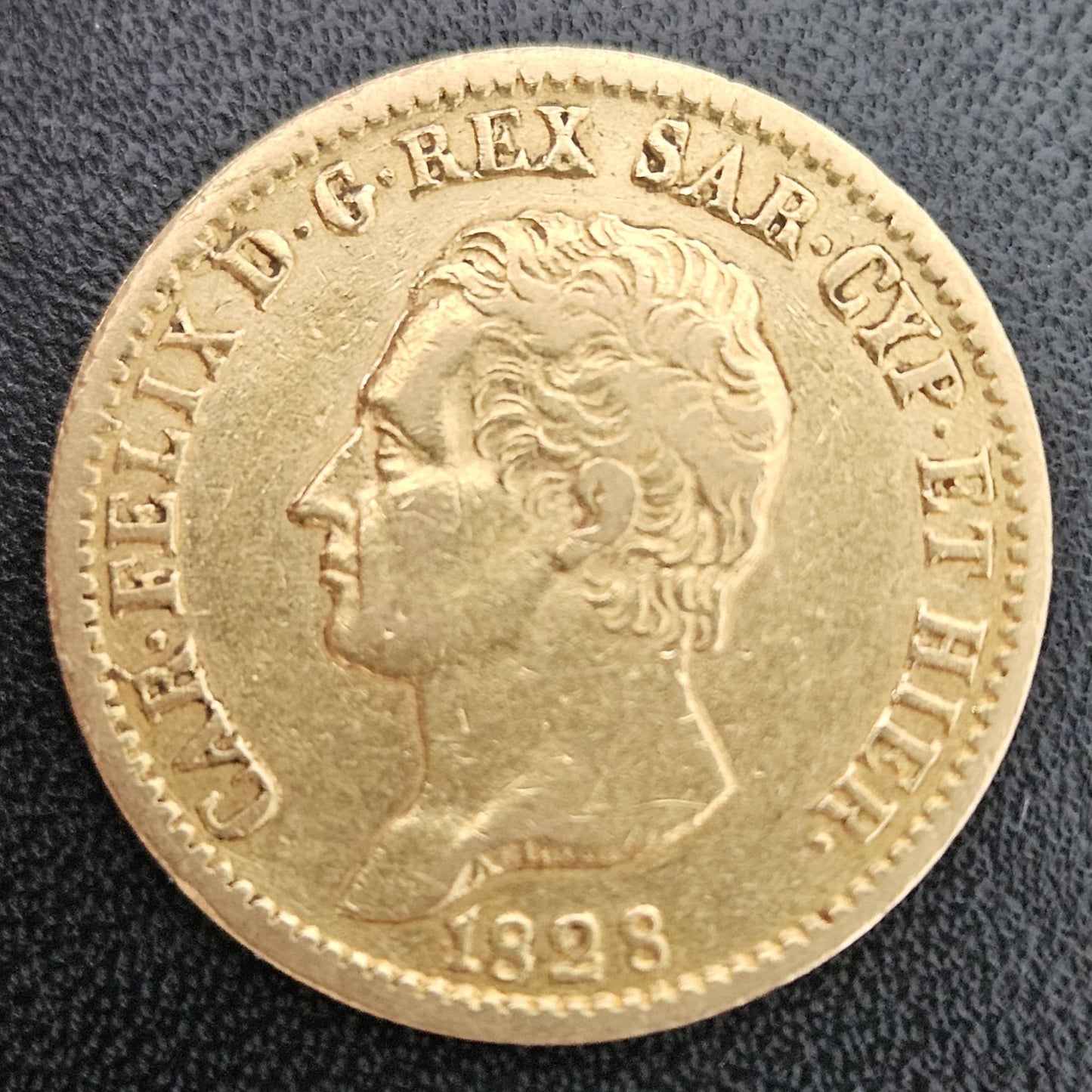 20 Lire Italien Carlo Felice 1828