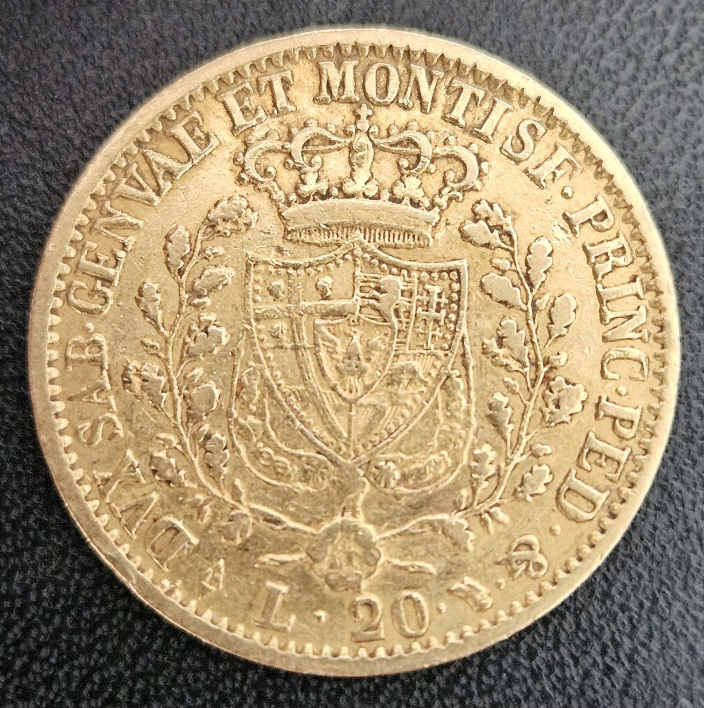 20 Lire Italien Carlo Felice 1828