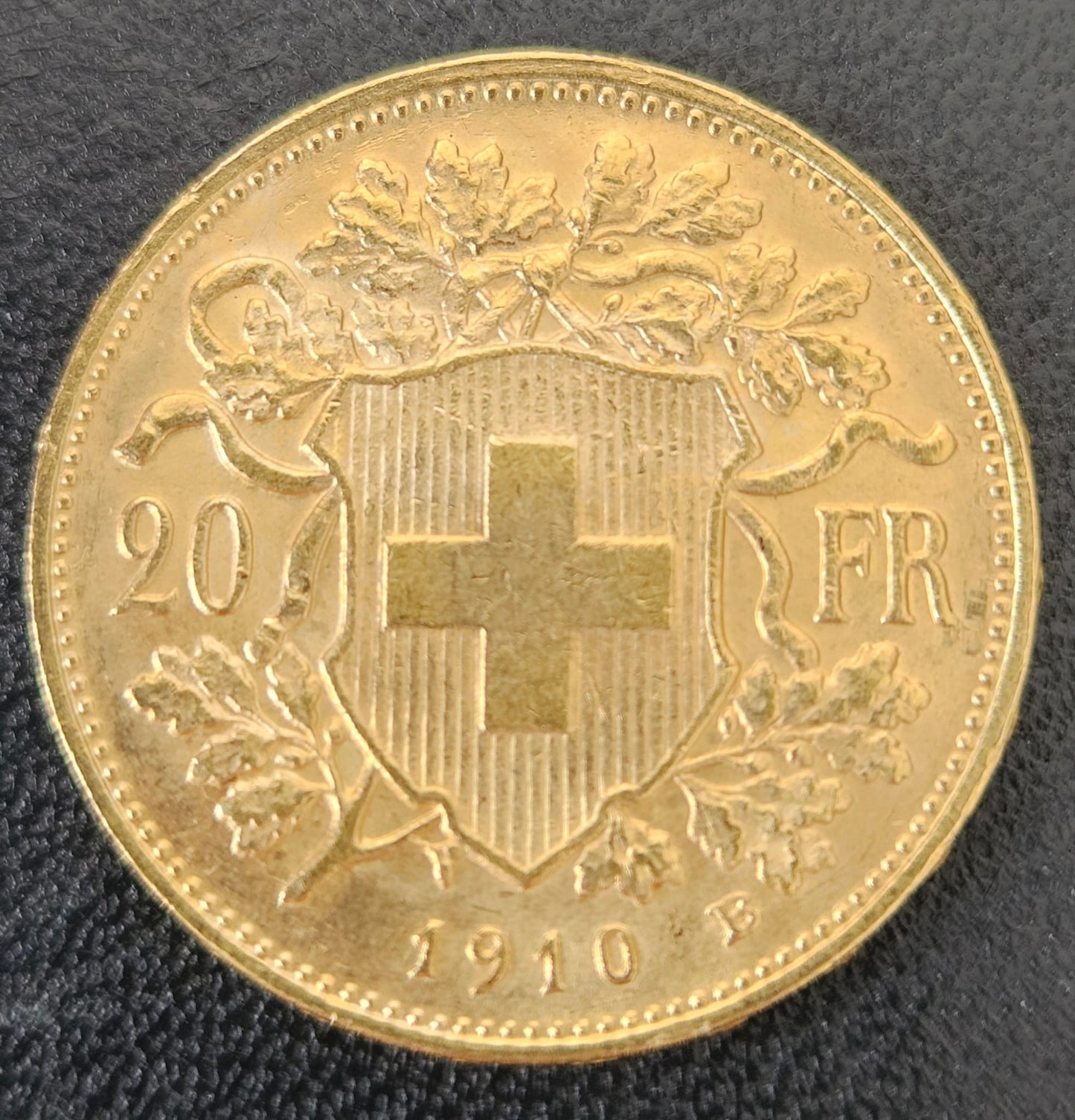 20 Franken Schweiz "Vreneli" Jahrgang 1910 B