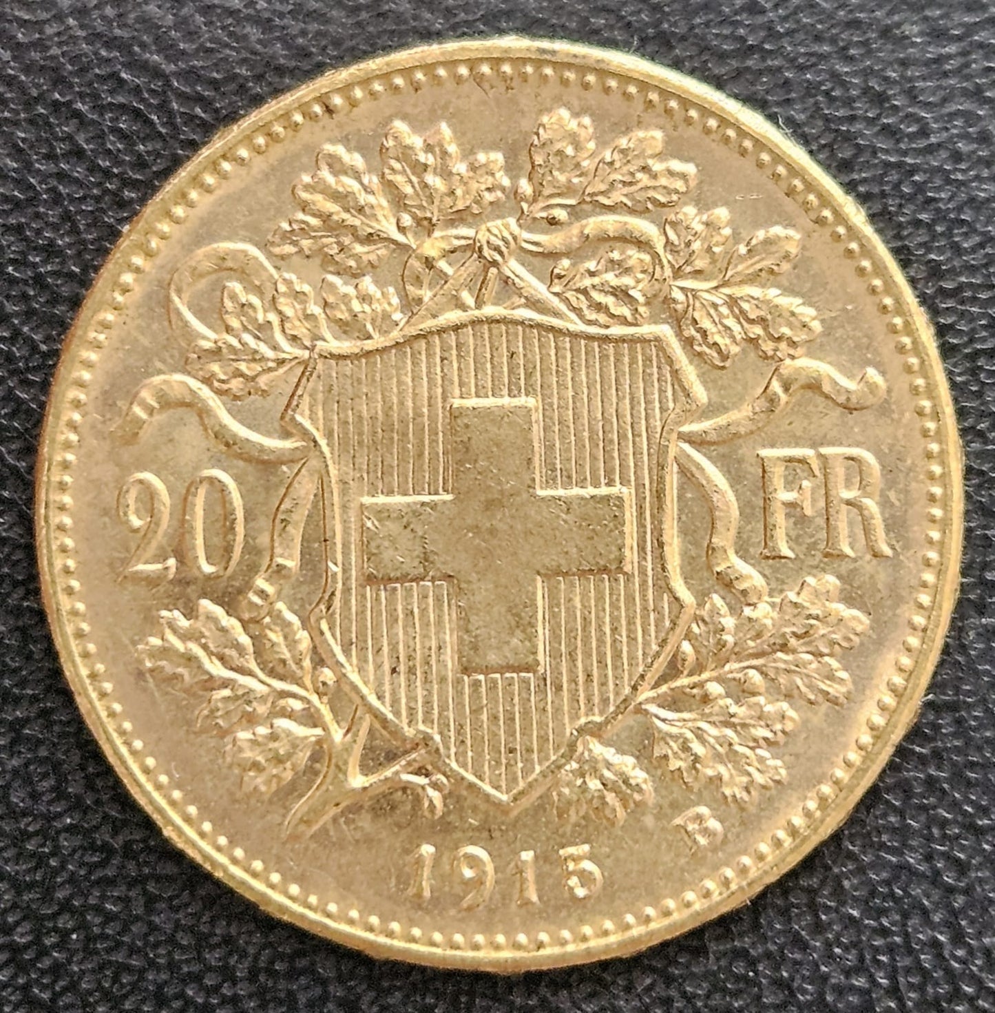 20 Franken Schweiz "Vreneli" Jahrgang 1915 B