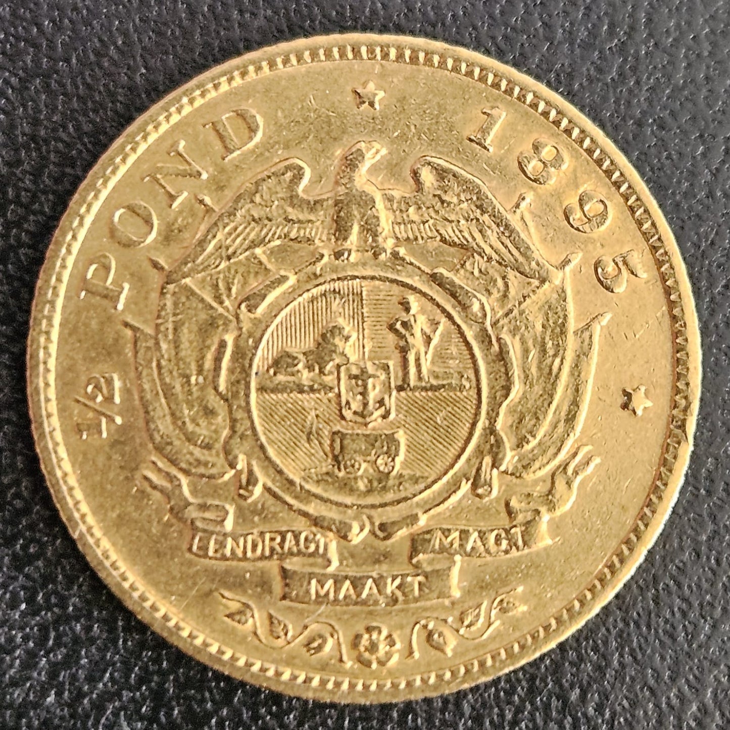 1/2 Pond Südafrika Paul Krüger 1895