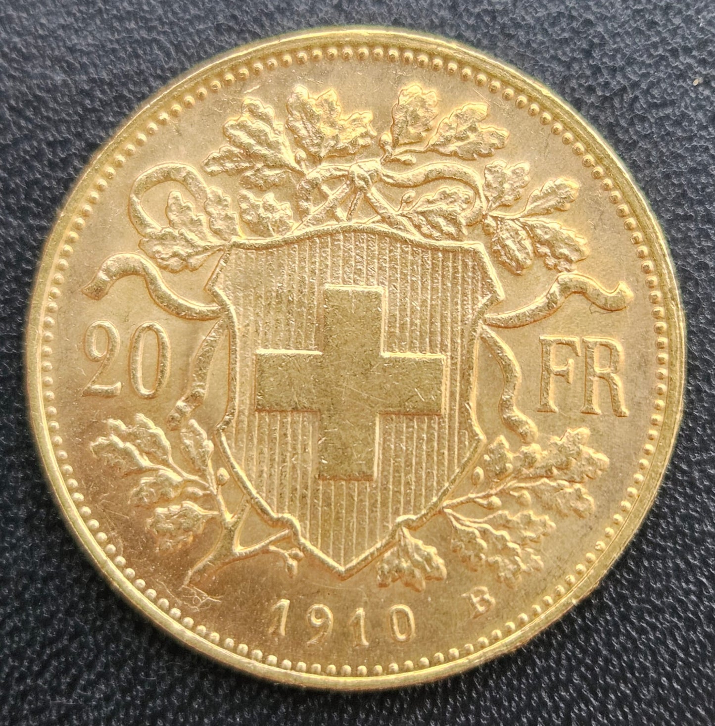 20 Franken Schweiz "Vreneli" Jahrgang 1910 B