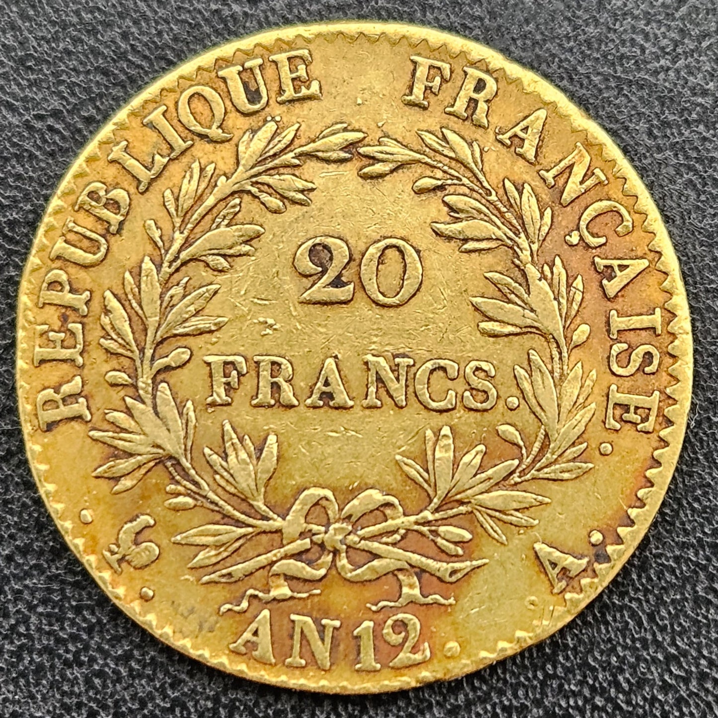 20 Francs Frankreich AN 12 A Napoleon I Empereur