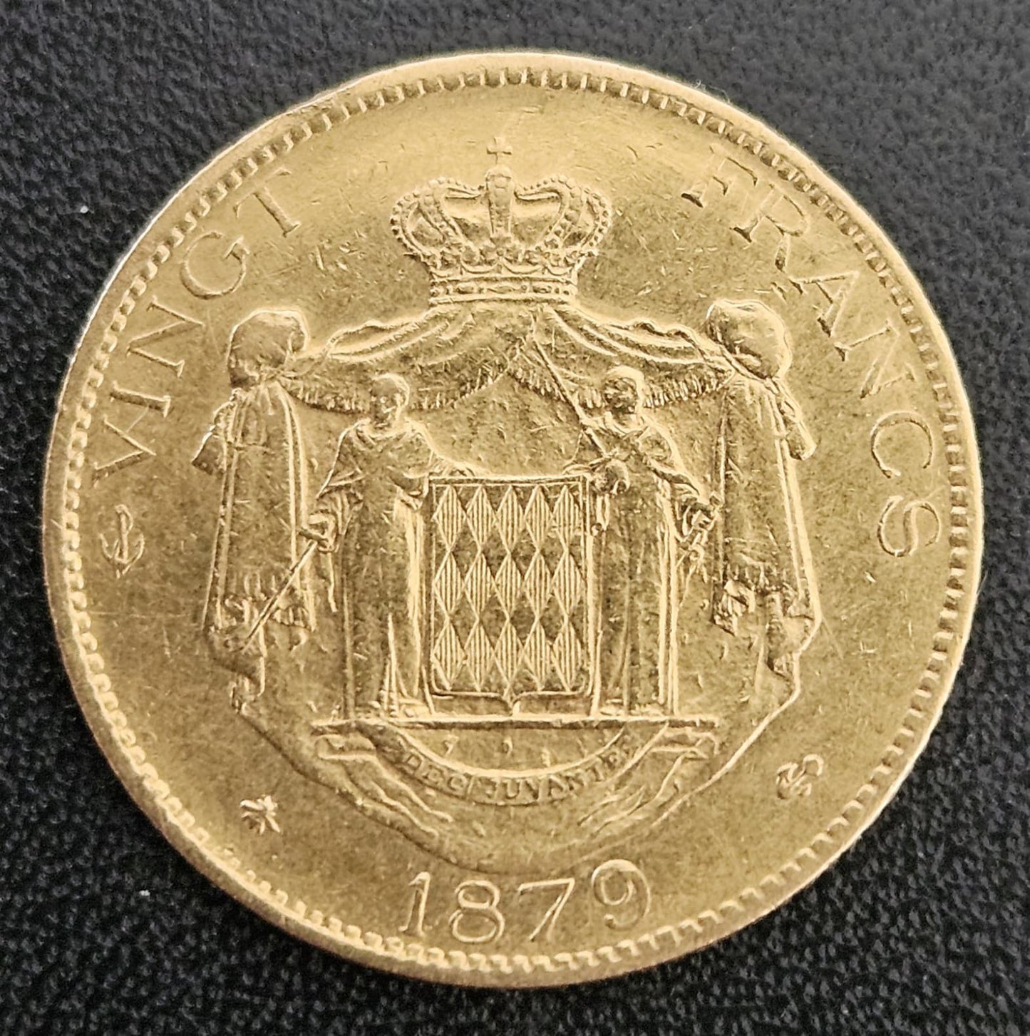 20 Francs Monaco Charles III 1879 A