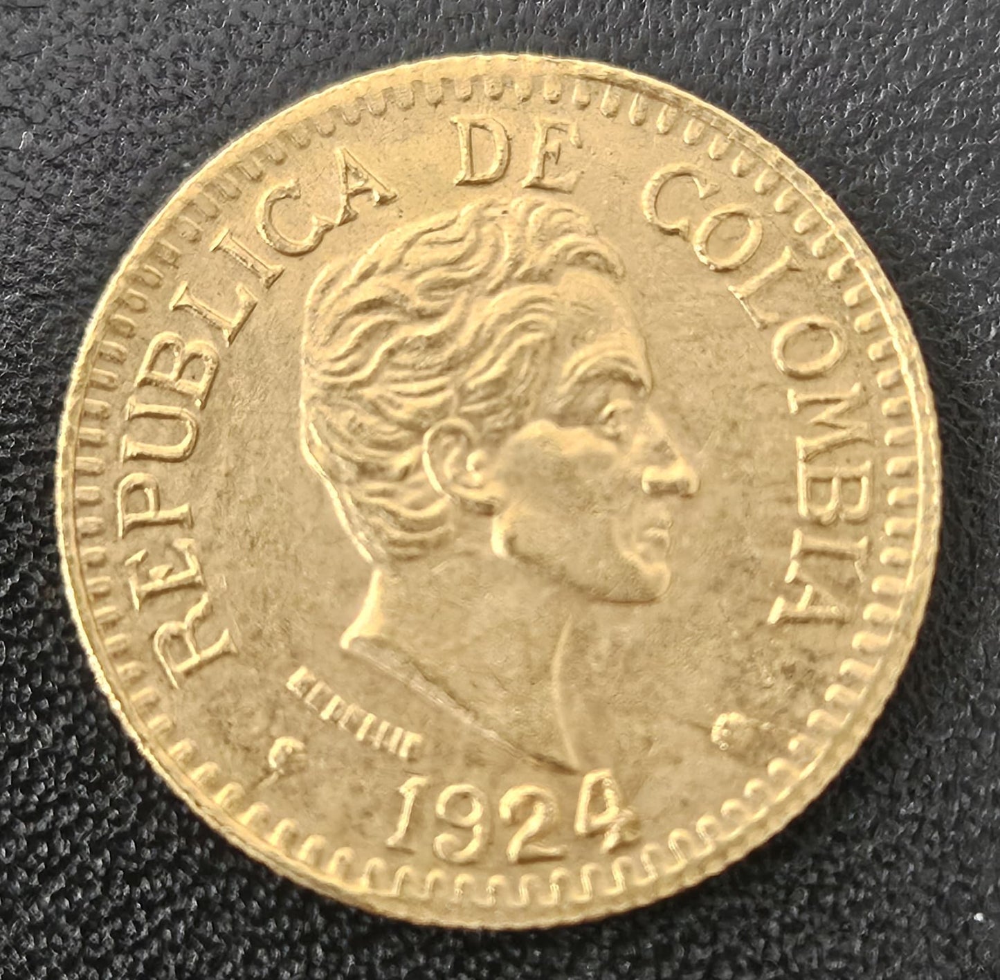 2,5 Pesos Kolumbien 1924