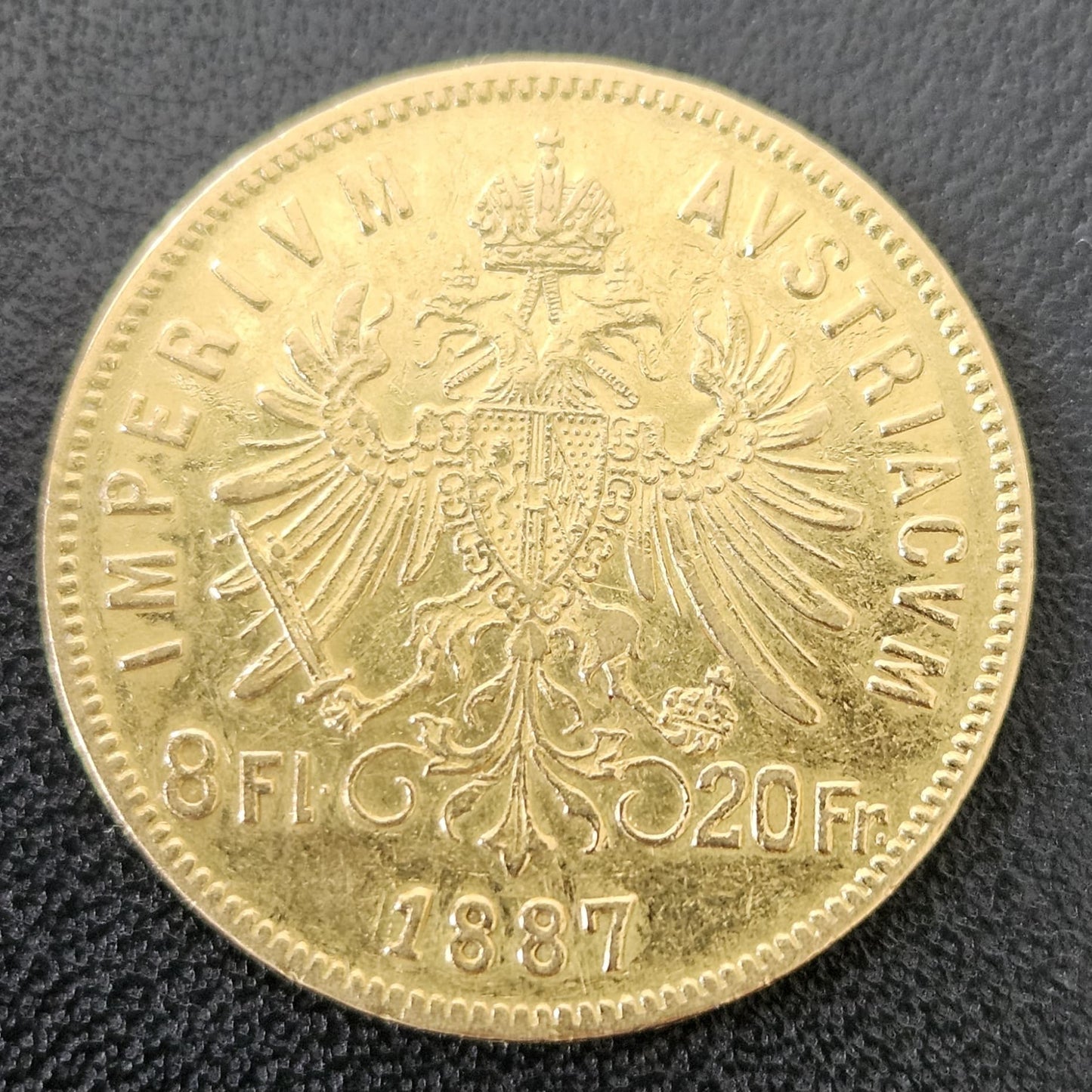 8 Florin Österreich Ungarn Franz Joseph 1887