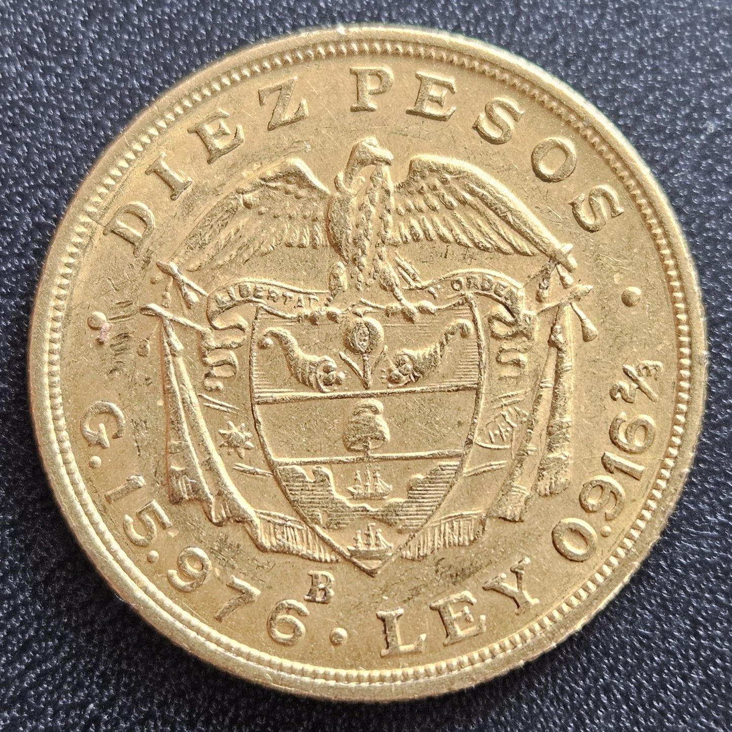10 Pesos Kolumbien 1924