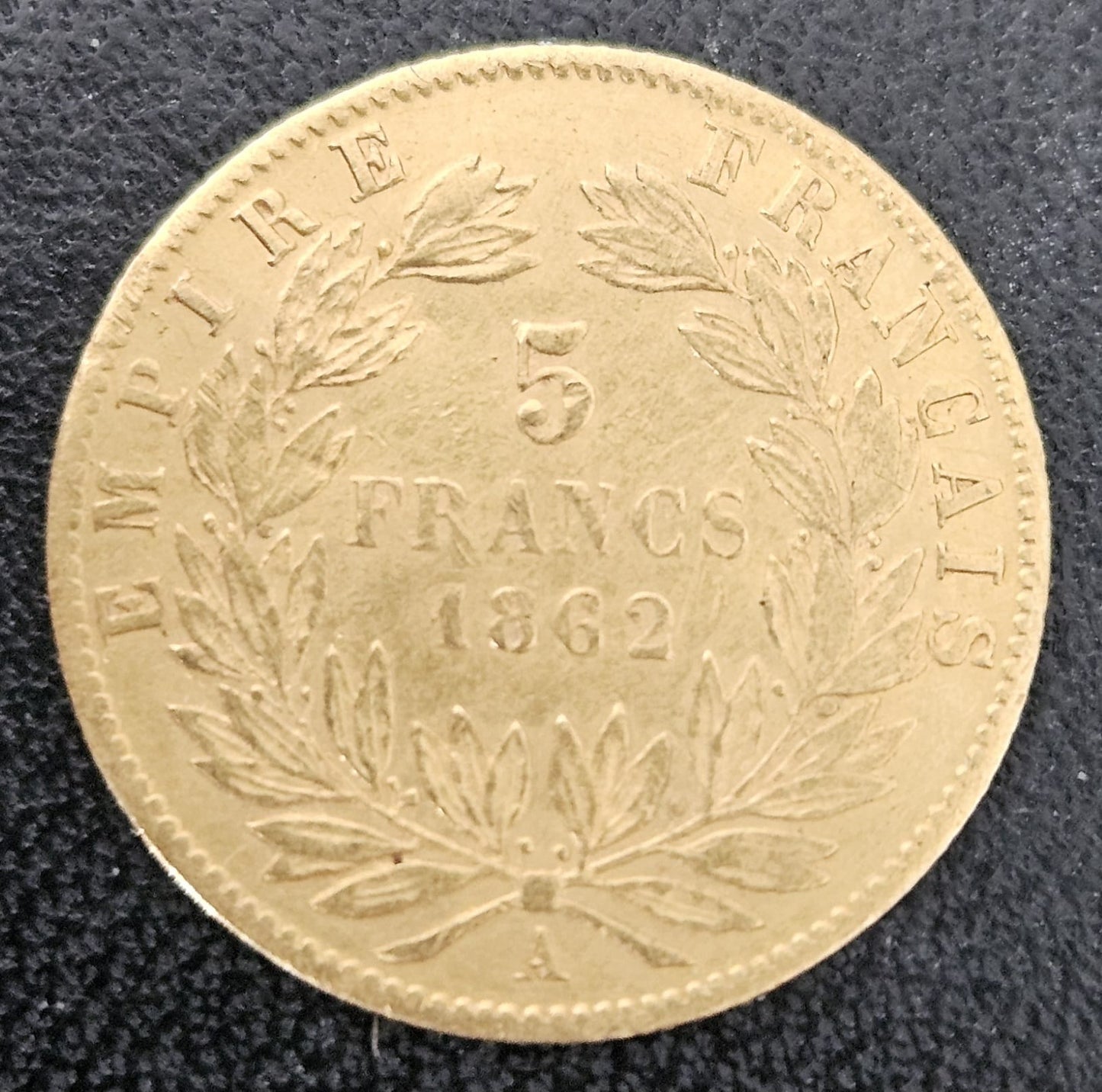 5 Francs Napoleon III 1862 A