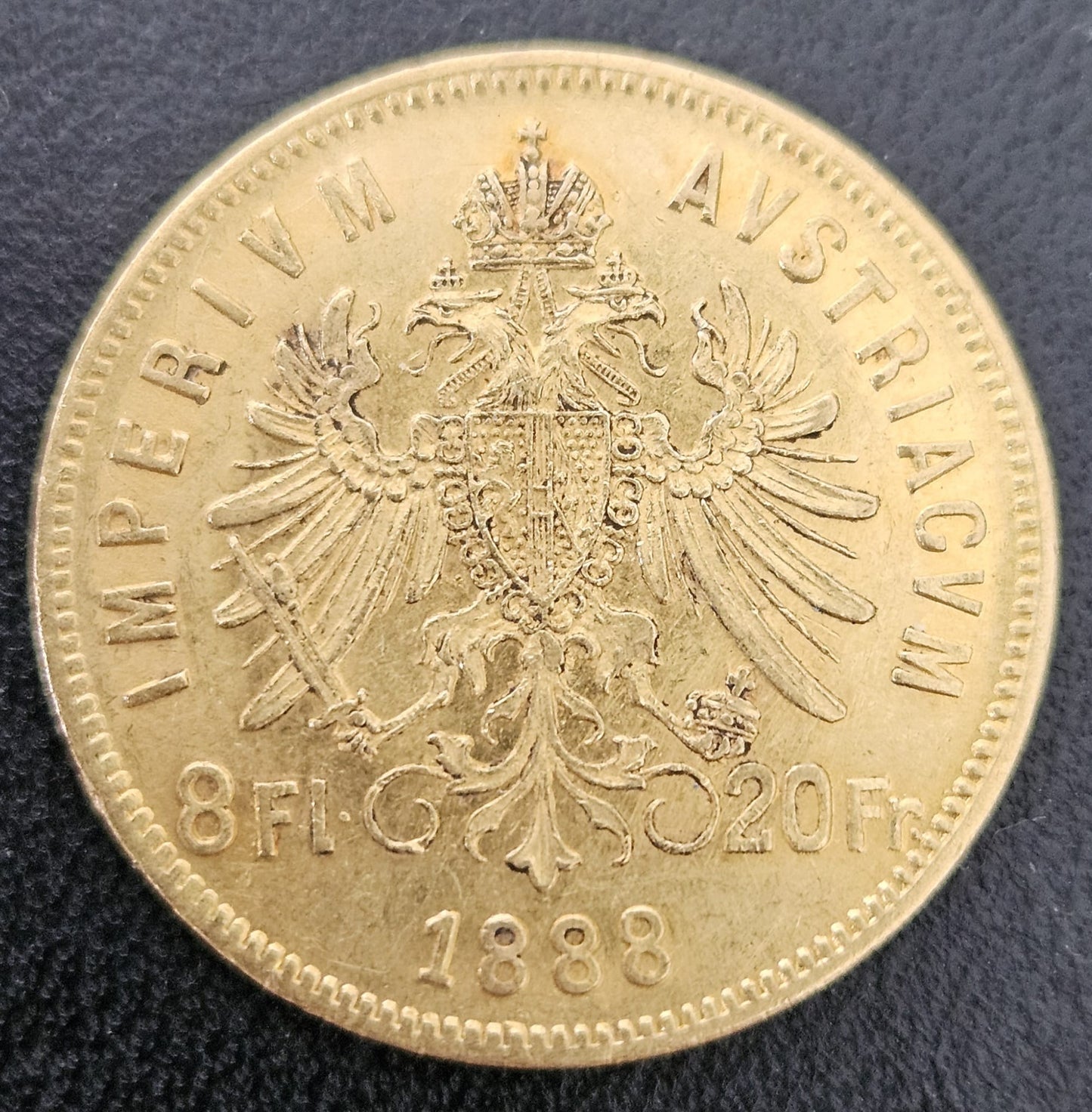 8 Florin Österreich Ungarn Franz Joseph 1888
