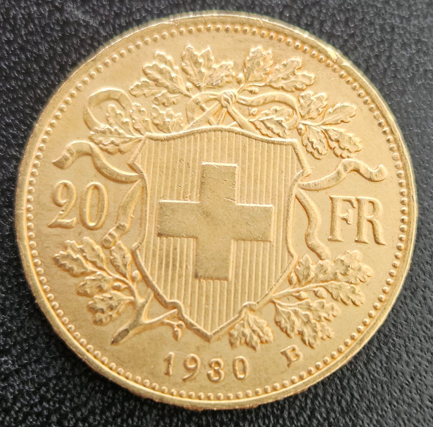 20 Franken Schweiz "Vreneli" Jahrgang 1930 B
