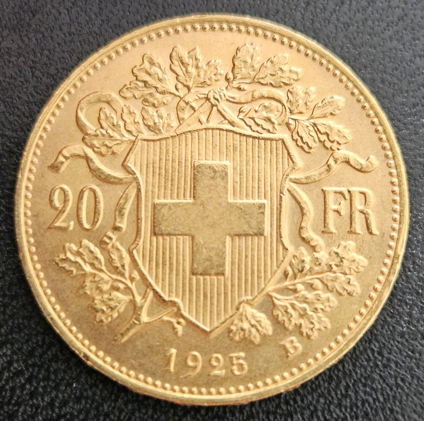 20 Franken Schweiz "Vreneli" Jahrgang 1925 B
