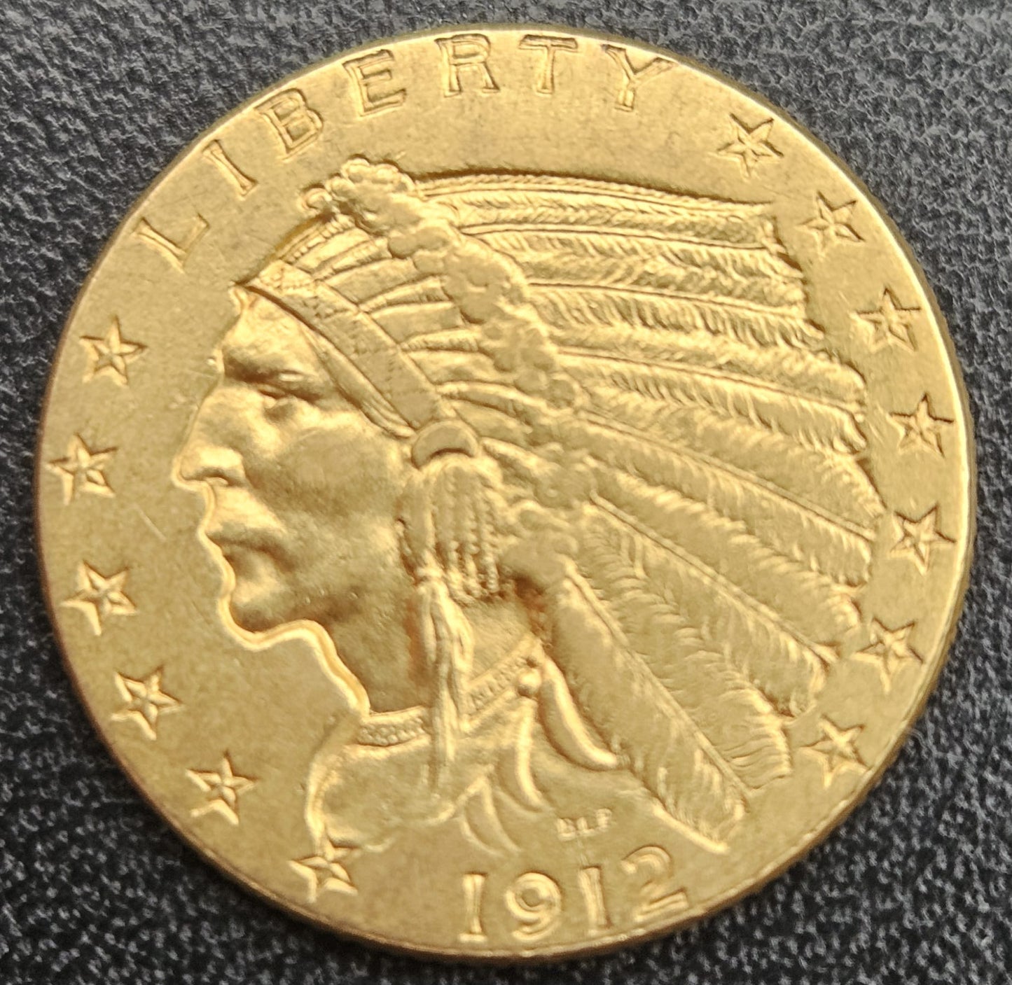 2,5 Dollar Amerika Indian Head 1912