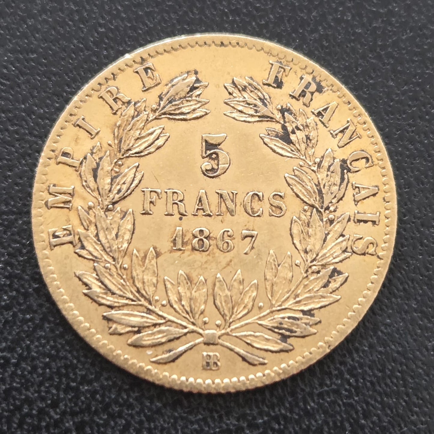 5 Francs Napoleon III 1867 BB
