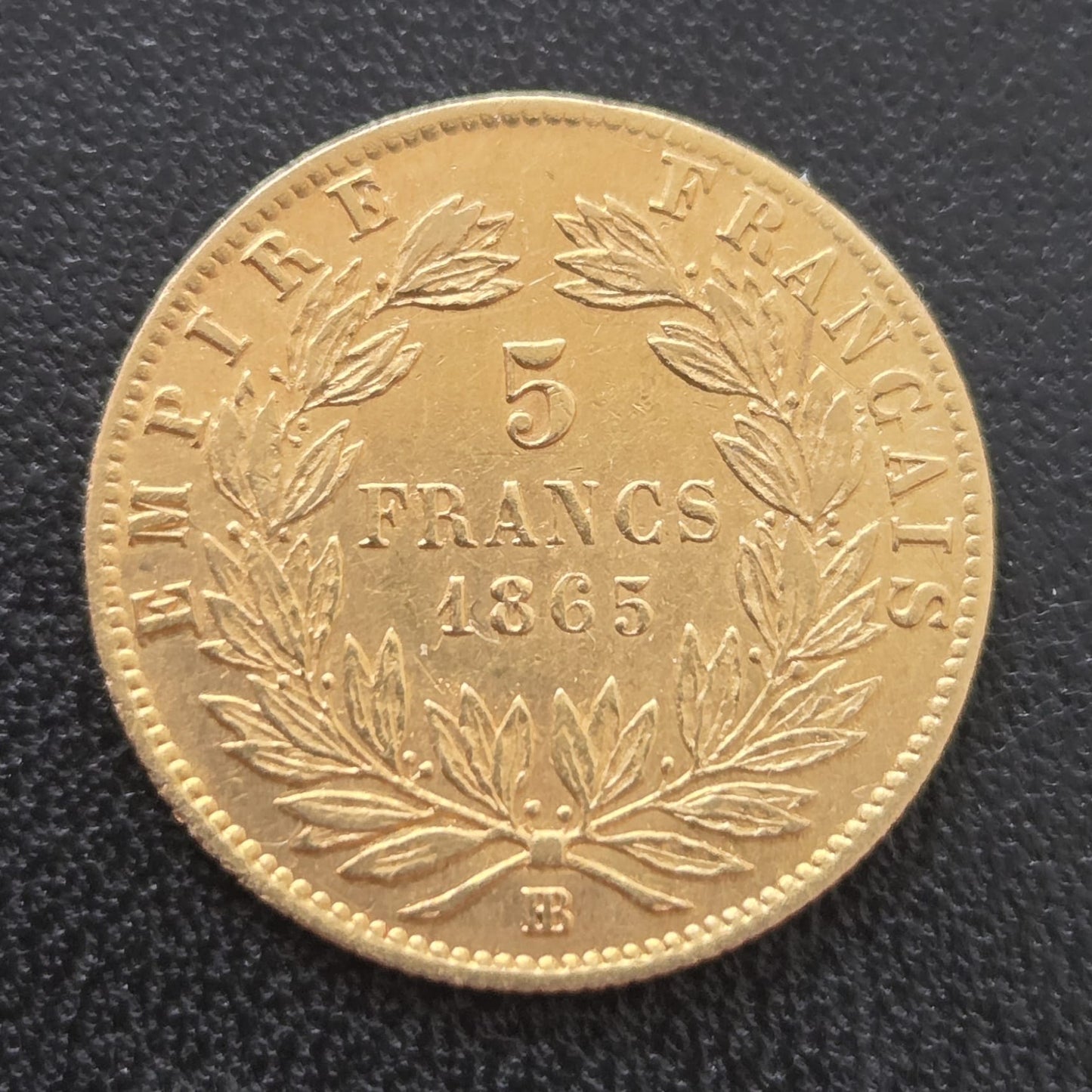5 Francs Napoleon III 1865 BB