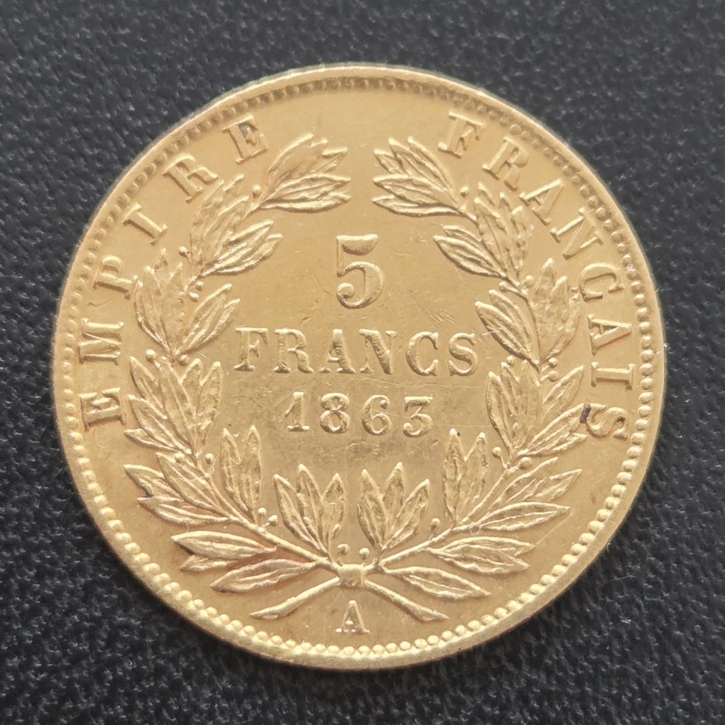 5 Francs Napoleon III 1863 A