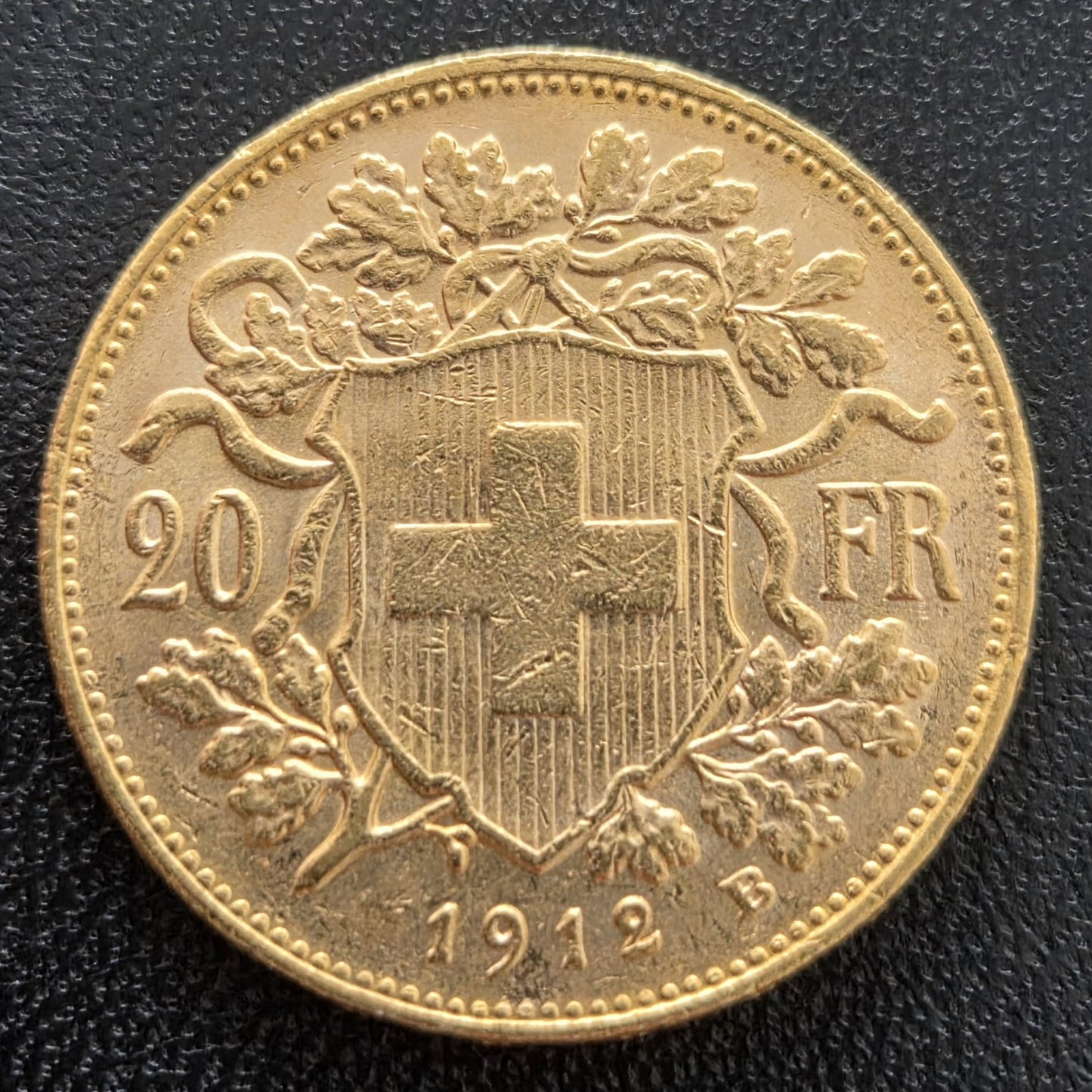 20 Franken Schweiz "Vreneli" Jahrgang 1912 B
