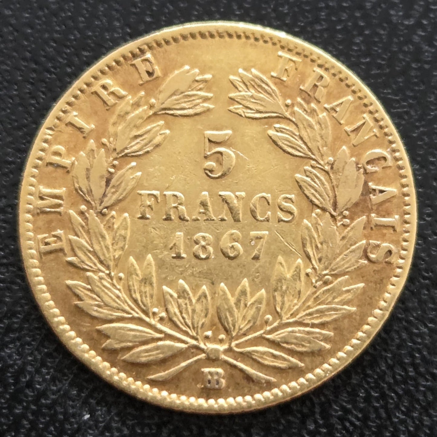 5 Francs Napoleon III 1867 BB