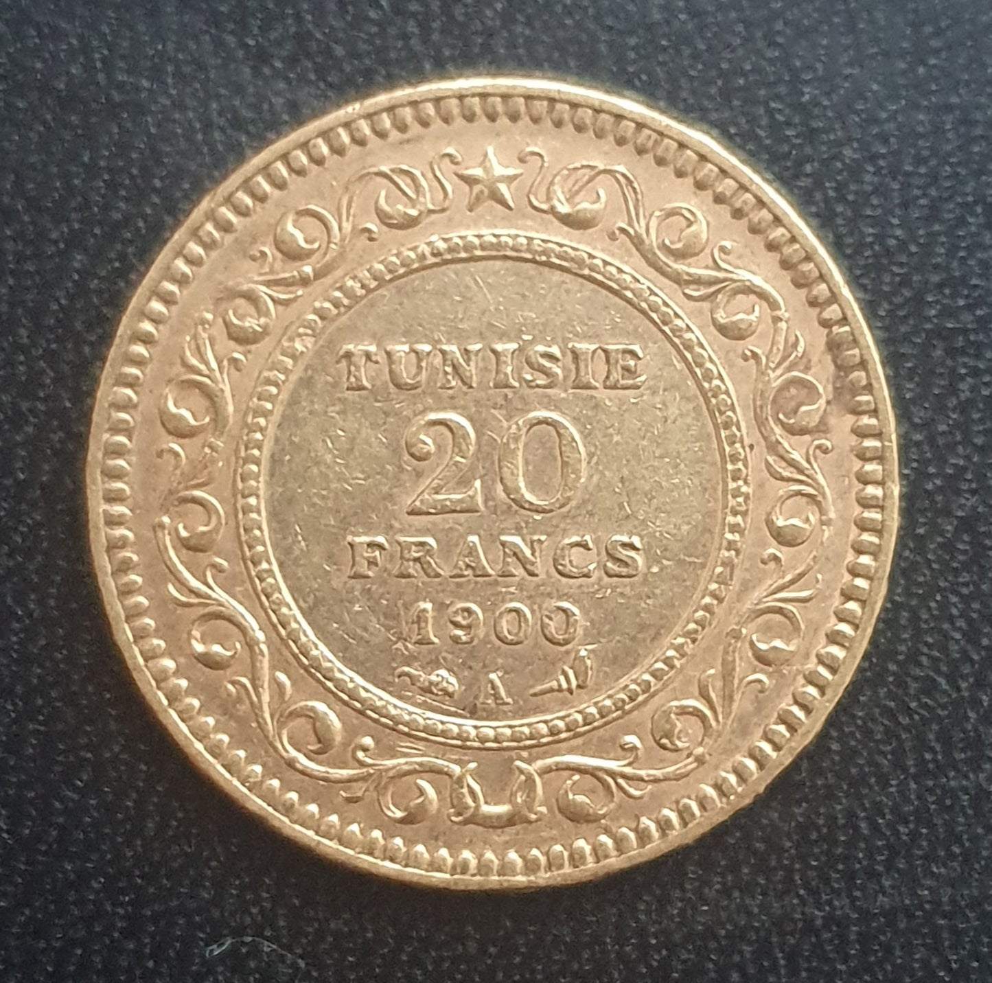 20 Francs Tunesien 1900