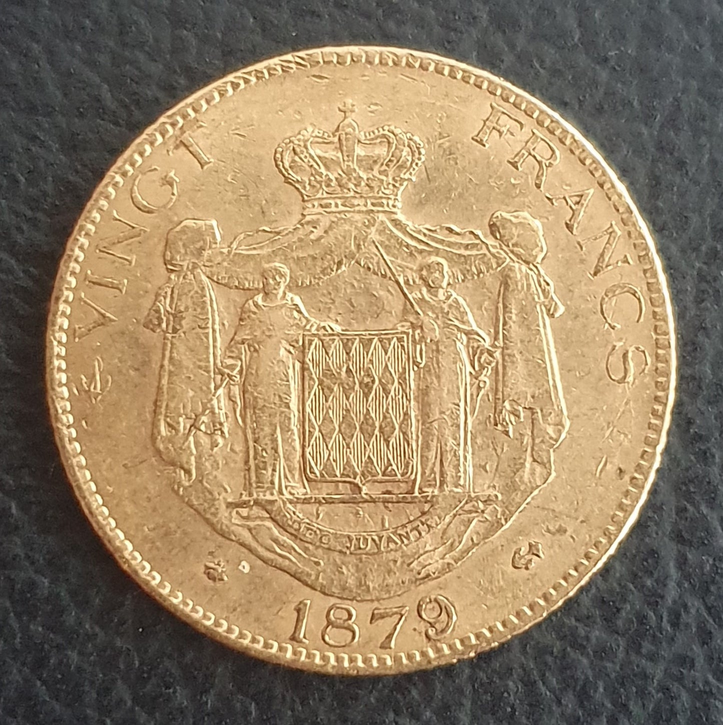20 Francs Monaco Charles III 1879 A