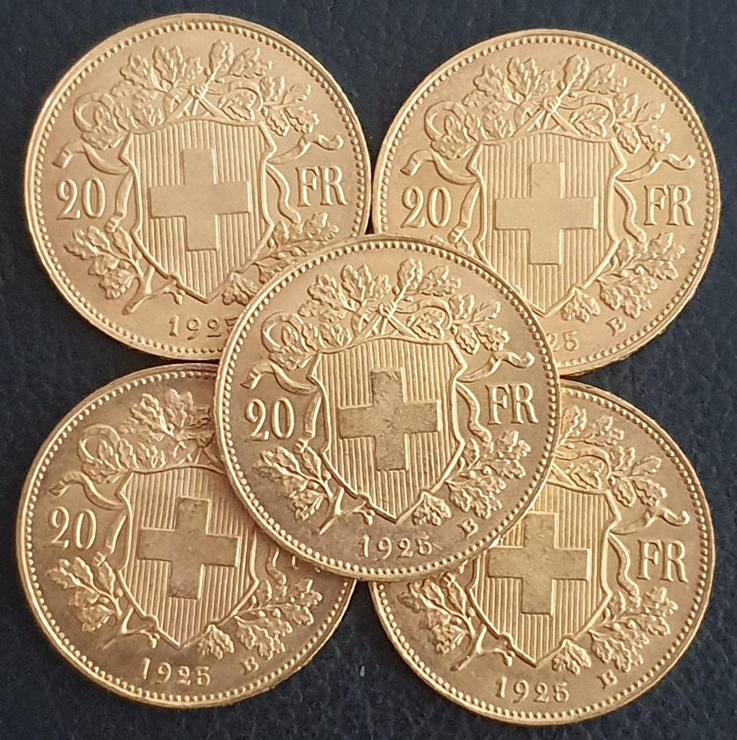 20 Franken Schweiz "Vreneli" Jahrgang 1925 B