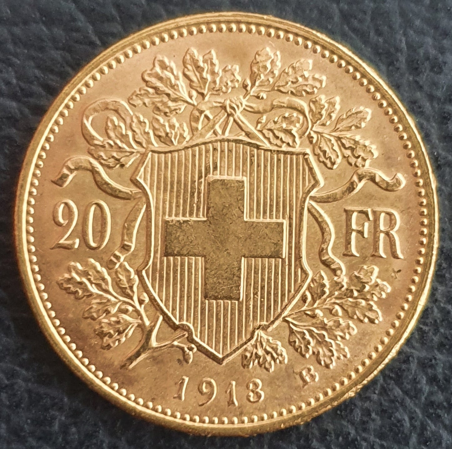 20 Franken Schweiz "Vreneli" Jahrgang 1913 B