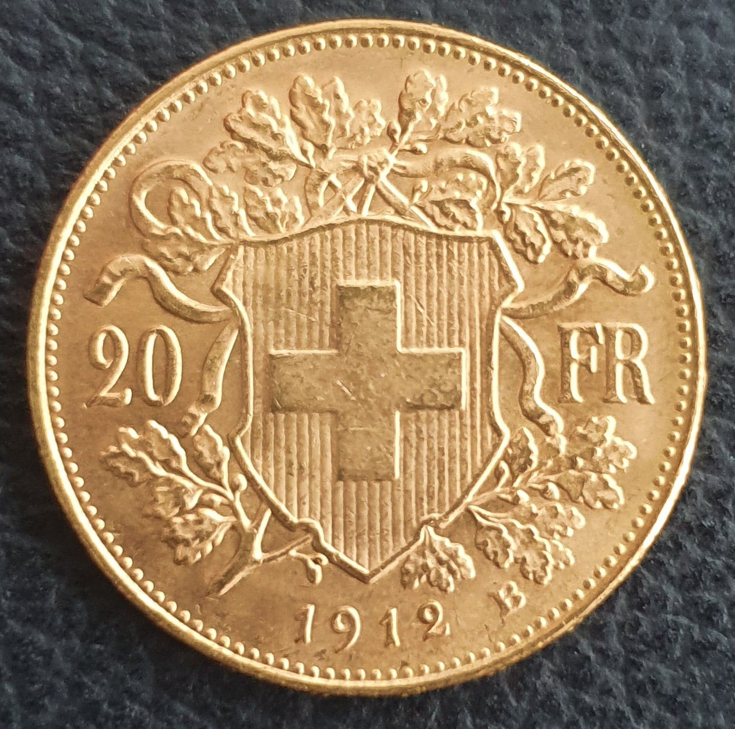 20 Franken Schweiz "Vreneli" Jahrgang 1912 B