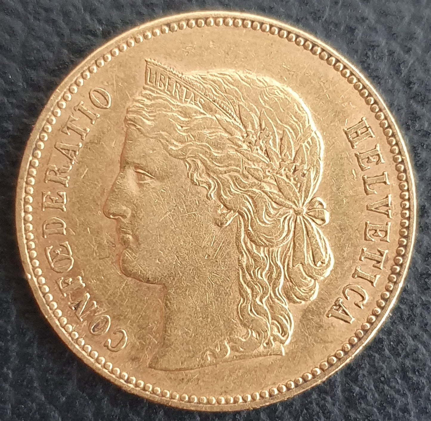 20 Franken Schweiz Helvetia / Vreneli 1896 B