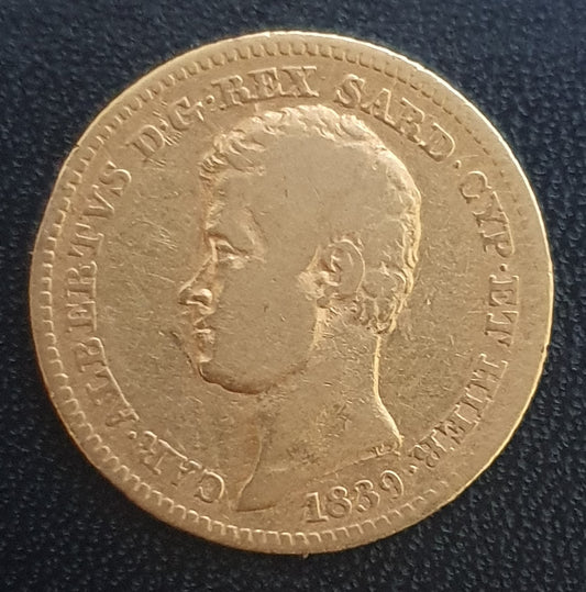 50 Lire Carlo Alberto 1836