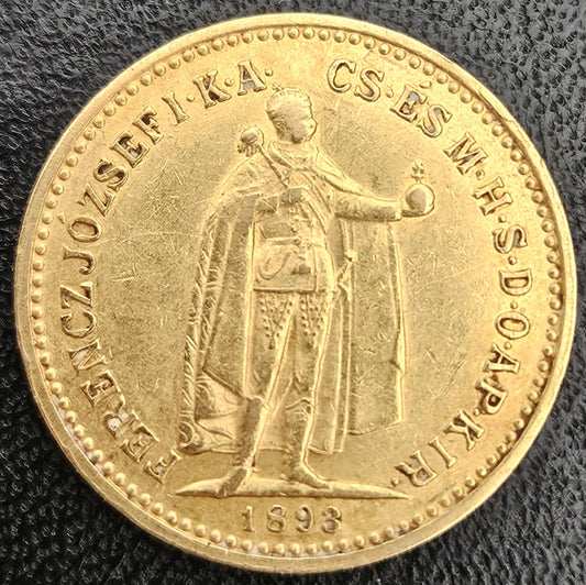 10 Korona Ungarn Franz Joseph 1893