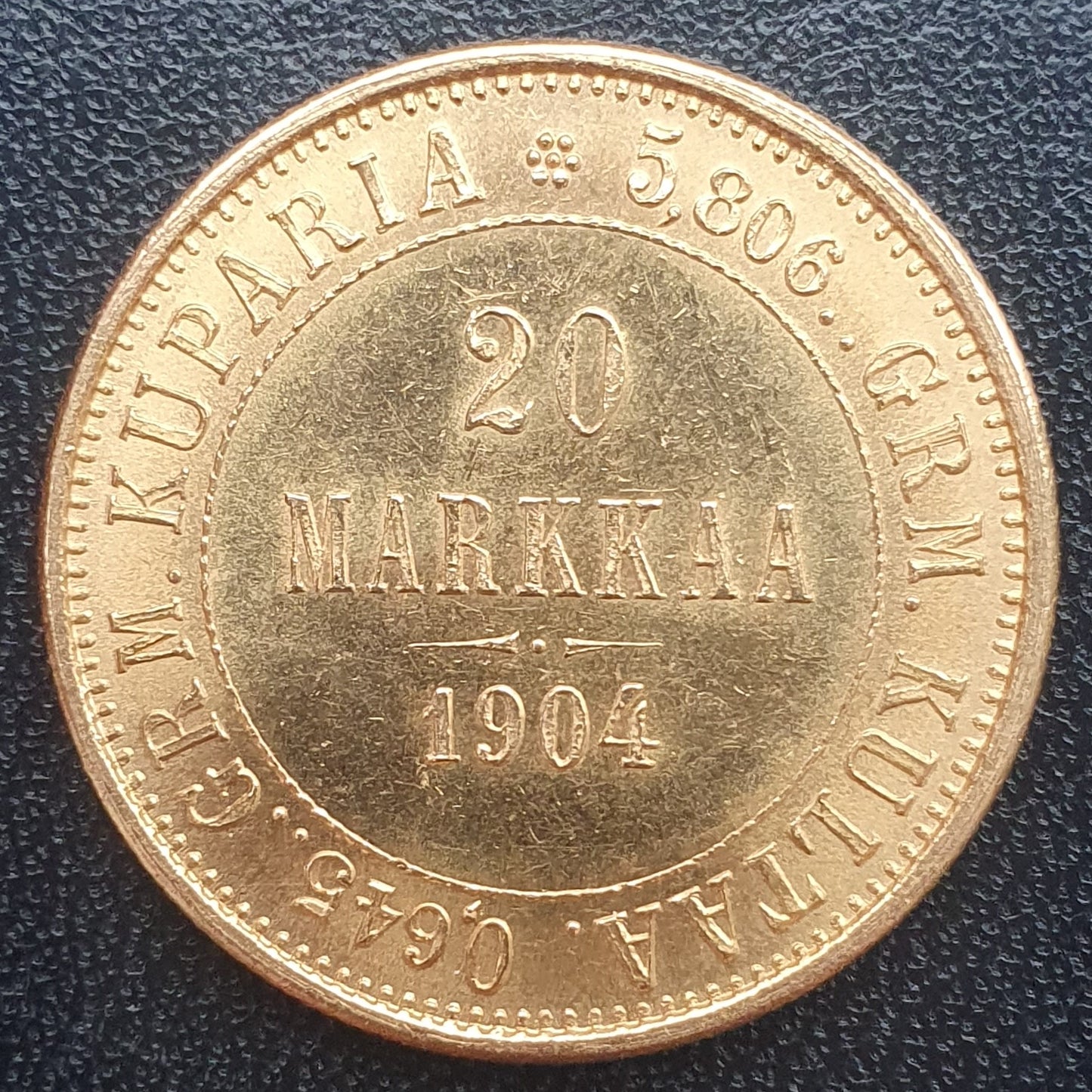 20 Markka Finnland 1904