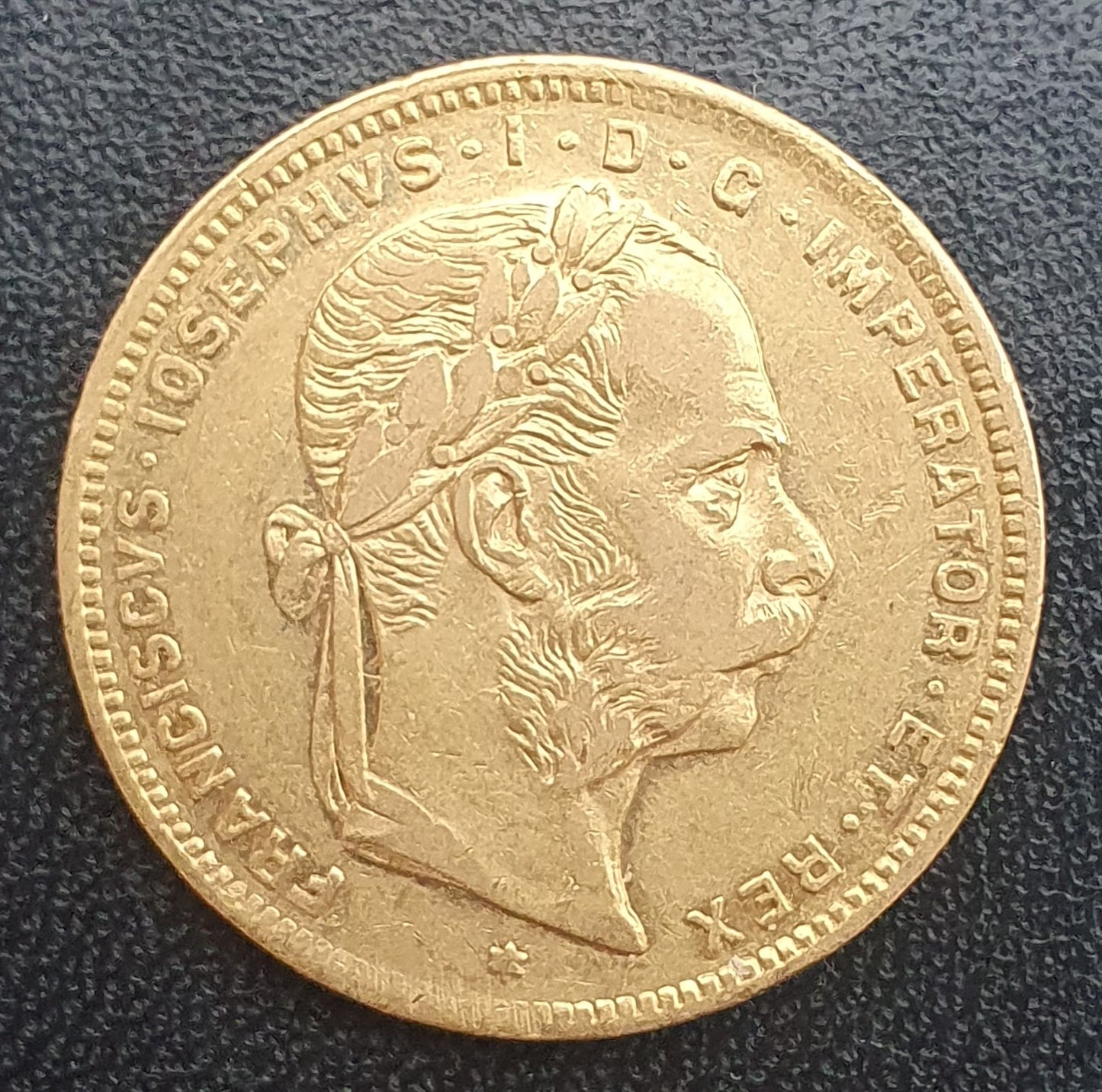 8 Florin Österreich Ungarn Franz Joseph 1878