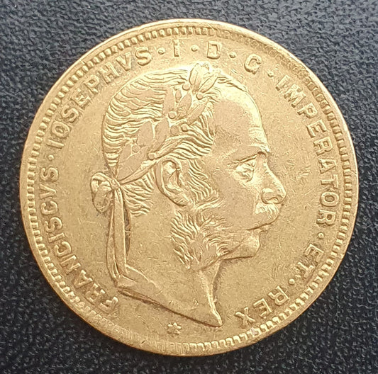 8 Florin Österreich Ungarn Franz Joseph 1878