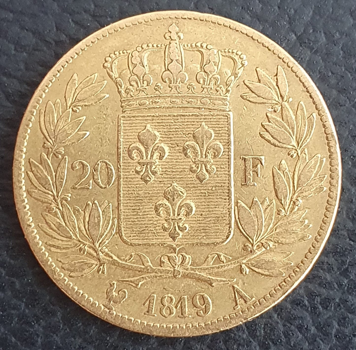 20 Francs Frankreich Louis XVIII 1819 A