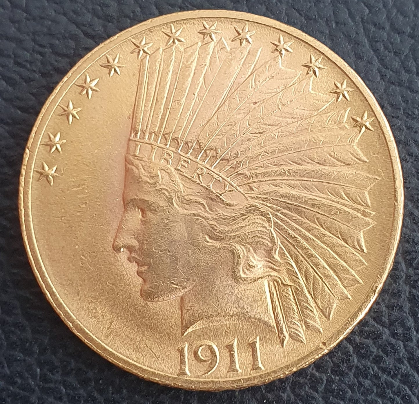 10 Dollar Amerika Indian Head 1911