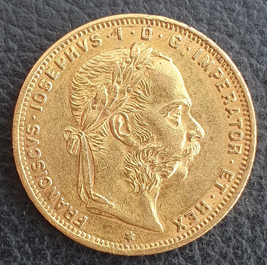 8 Florin Österreich Ungarn Franz Joseph 1889