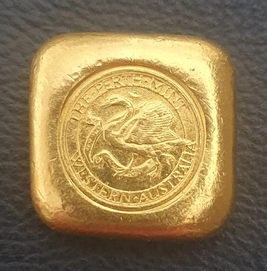 1 Oz Perth Mint mit altem Logo Gussbarren