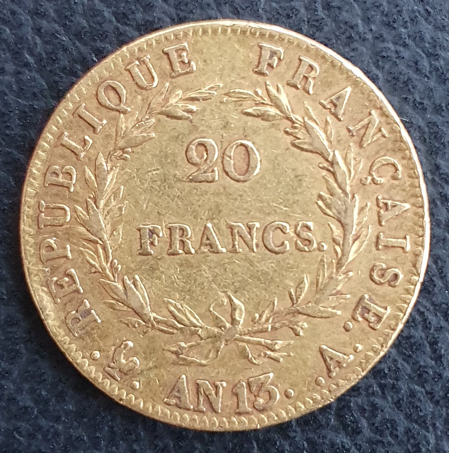 20 Francs Frankreich AN 13 A Napoleon I Empereur