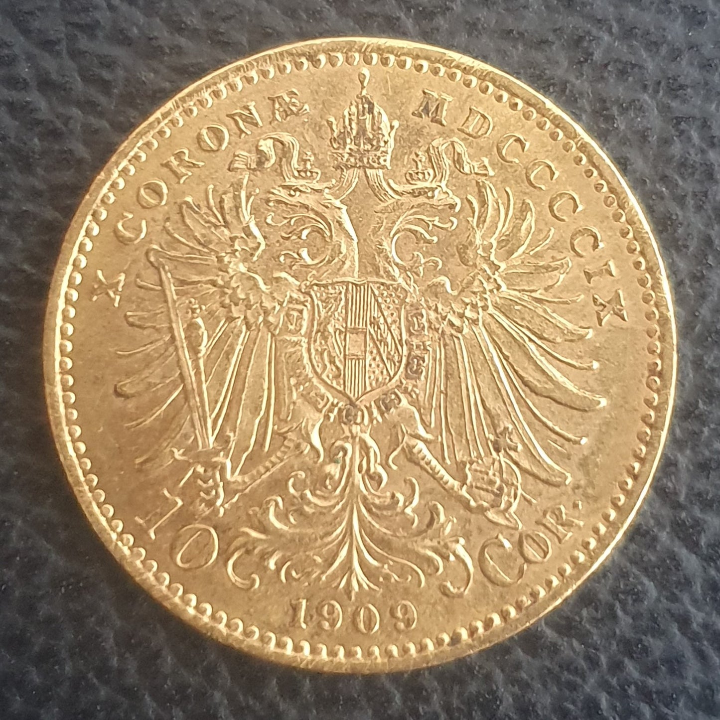 10 Corona Österreich Franz Joseph 1909