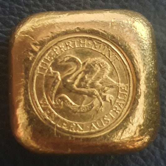 1 Oz Perth Mint mit altem Logo Gussbarren