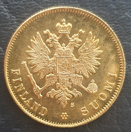 10 Markka Finnland 1913 Nicolas II