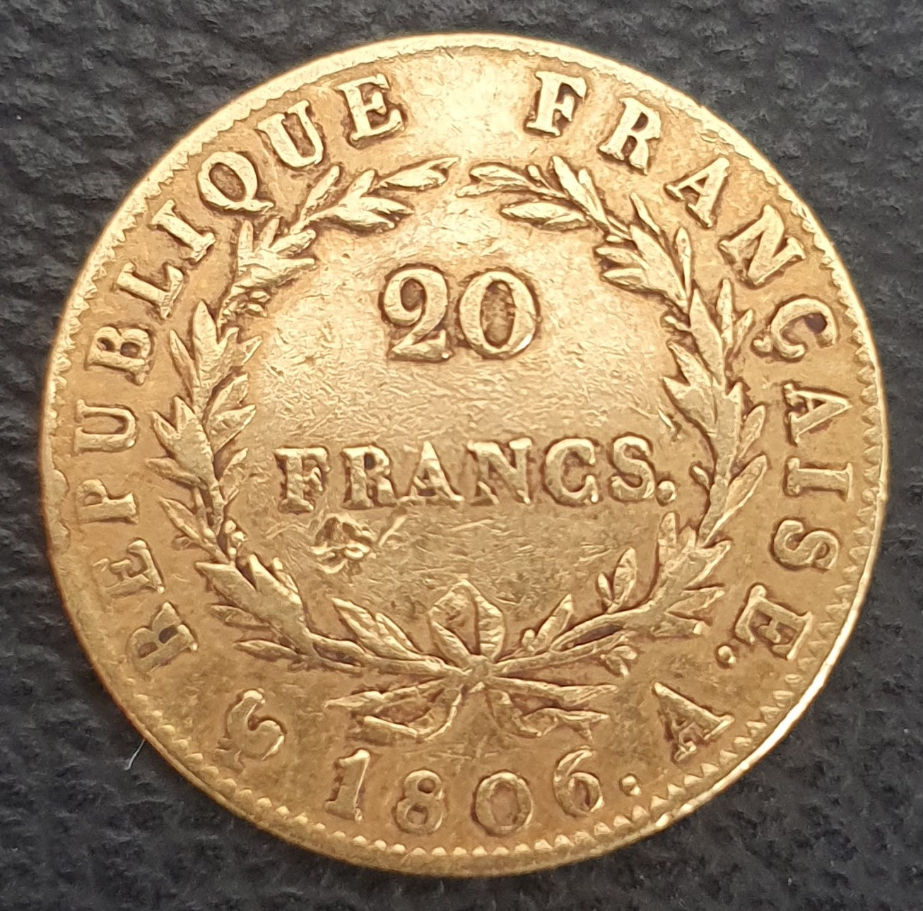 20 Francs Frankreich 1806 A Napoleon I Empereur