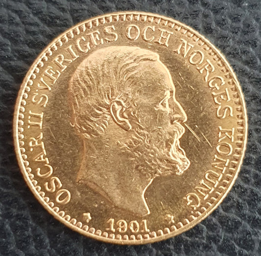 10 Kronor Schweden Oscar II 1901