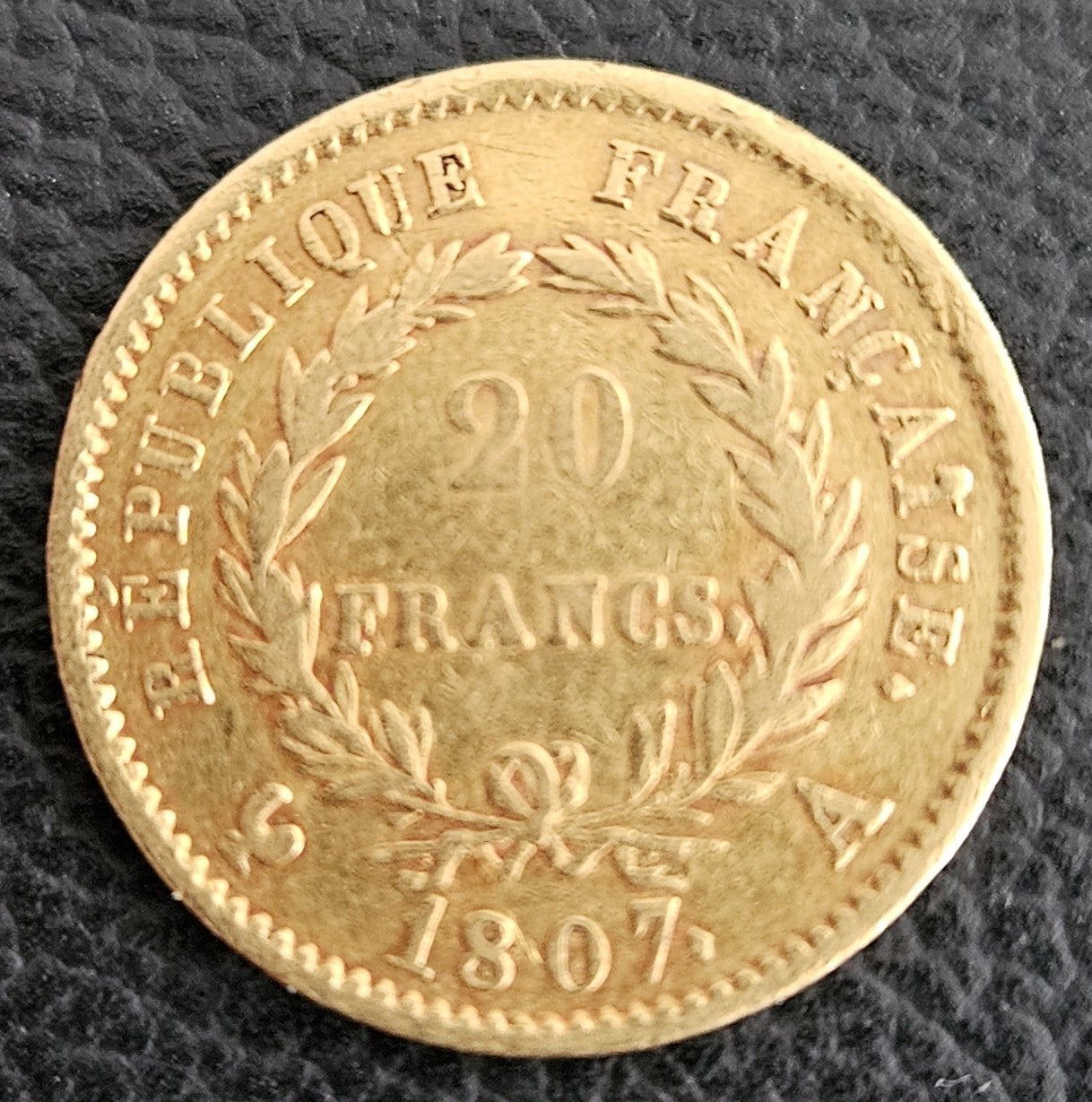 20 Francs Napoleon 1807 A