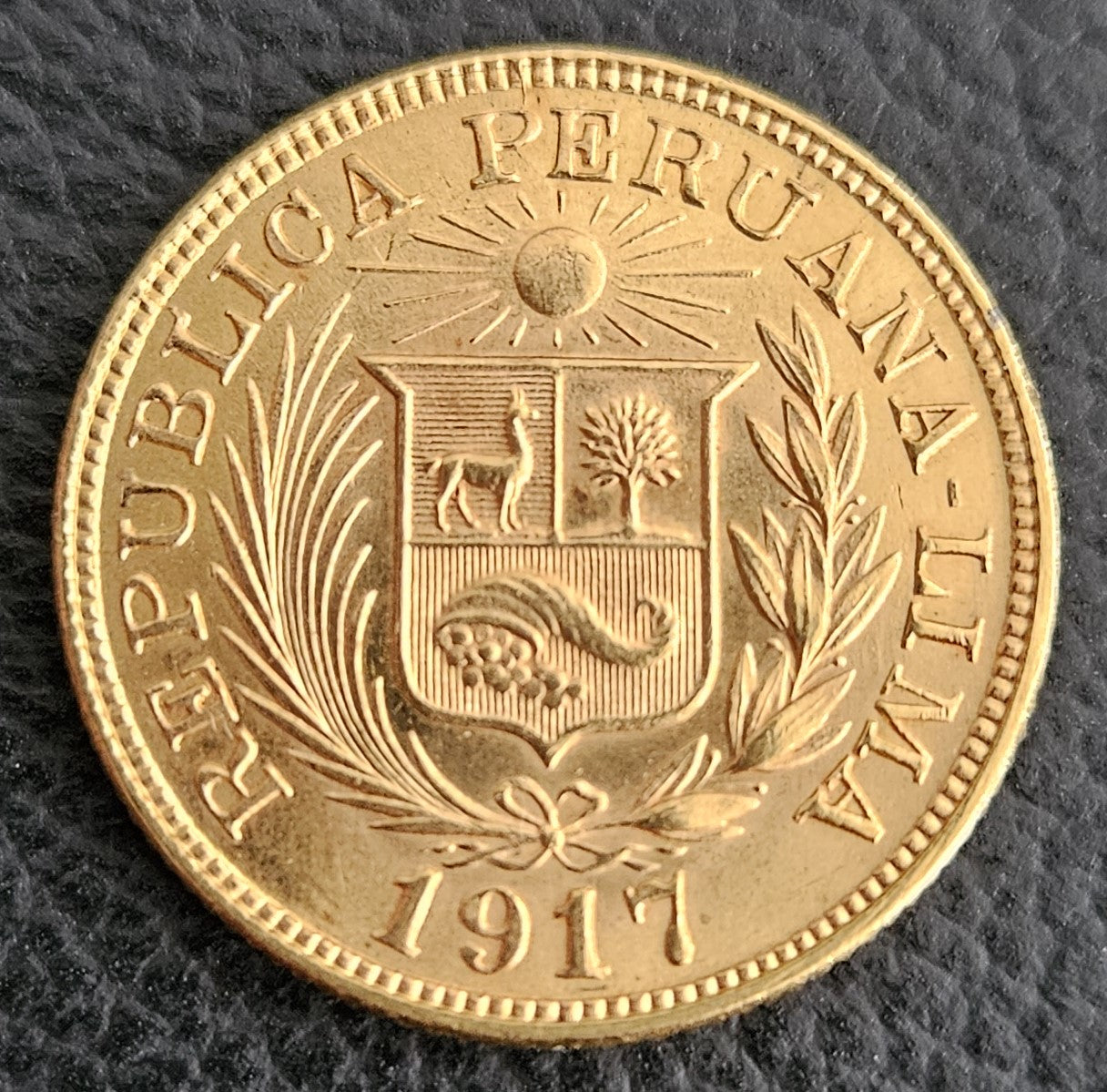 1 Libra Peru 1917