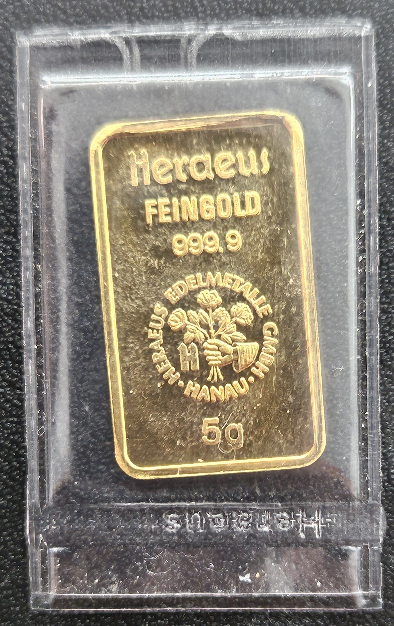 5 Gramm Heraeus in Originalfolie