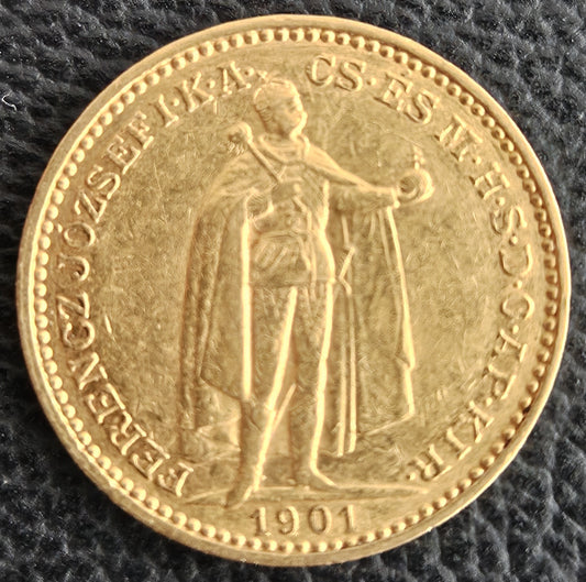 20 Korona Ungarn Franz Joseph 1901 KB