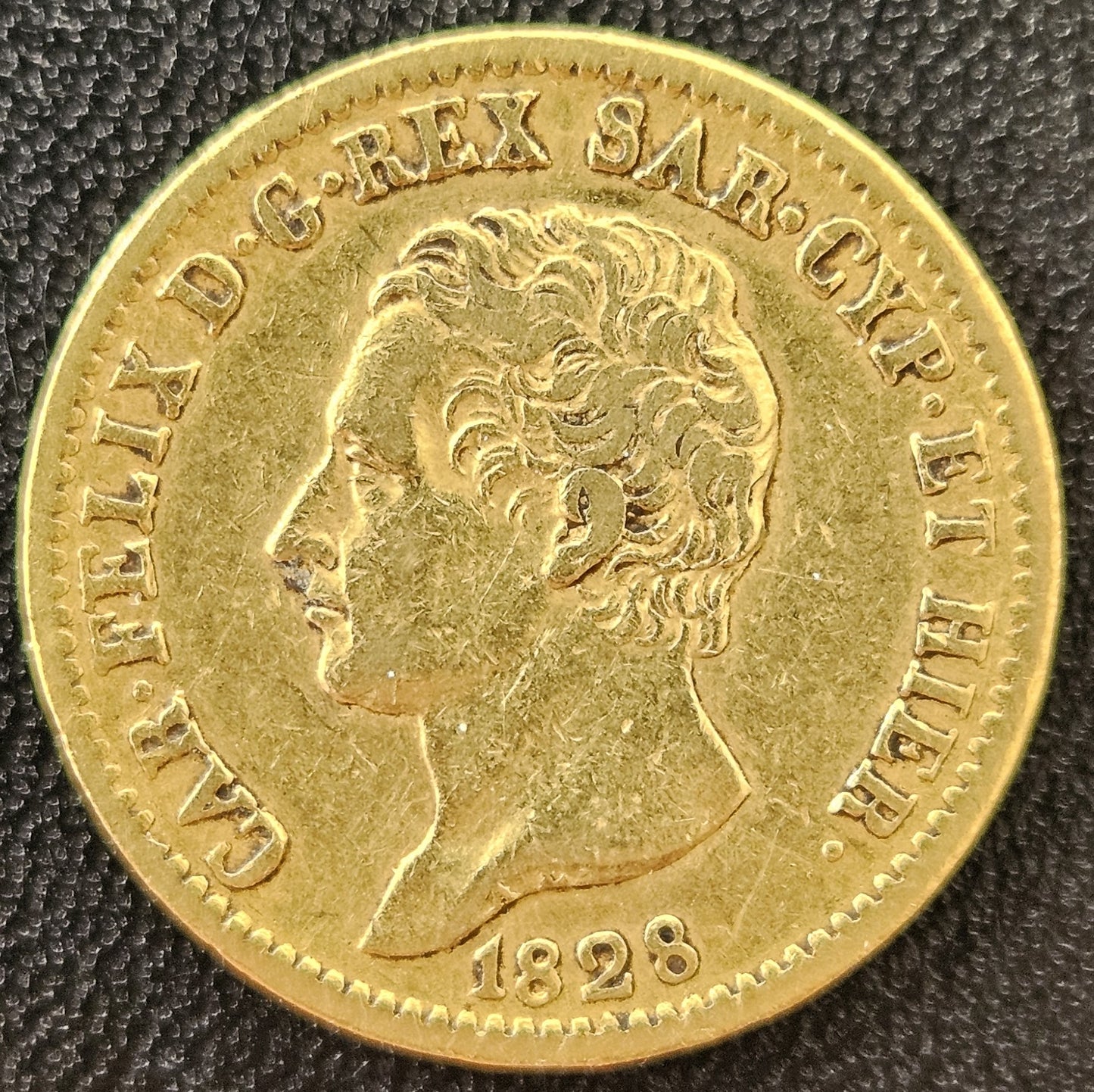 20 Lire Italien Carlo Felice 1828