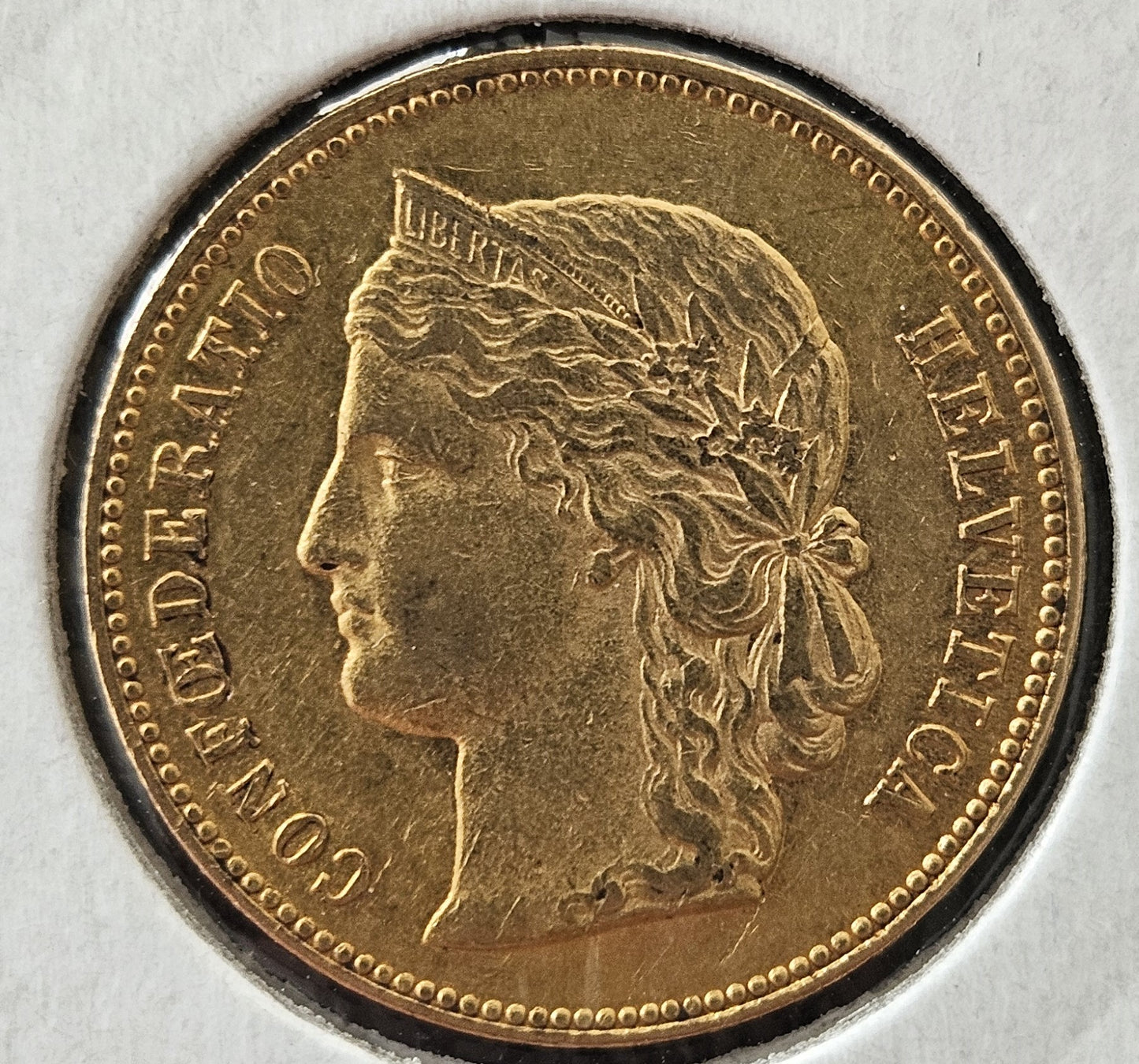20 Franken Schweiz  Helvetia / Vreneli 1896 B